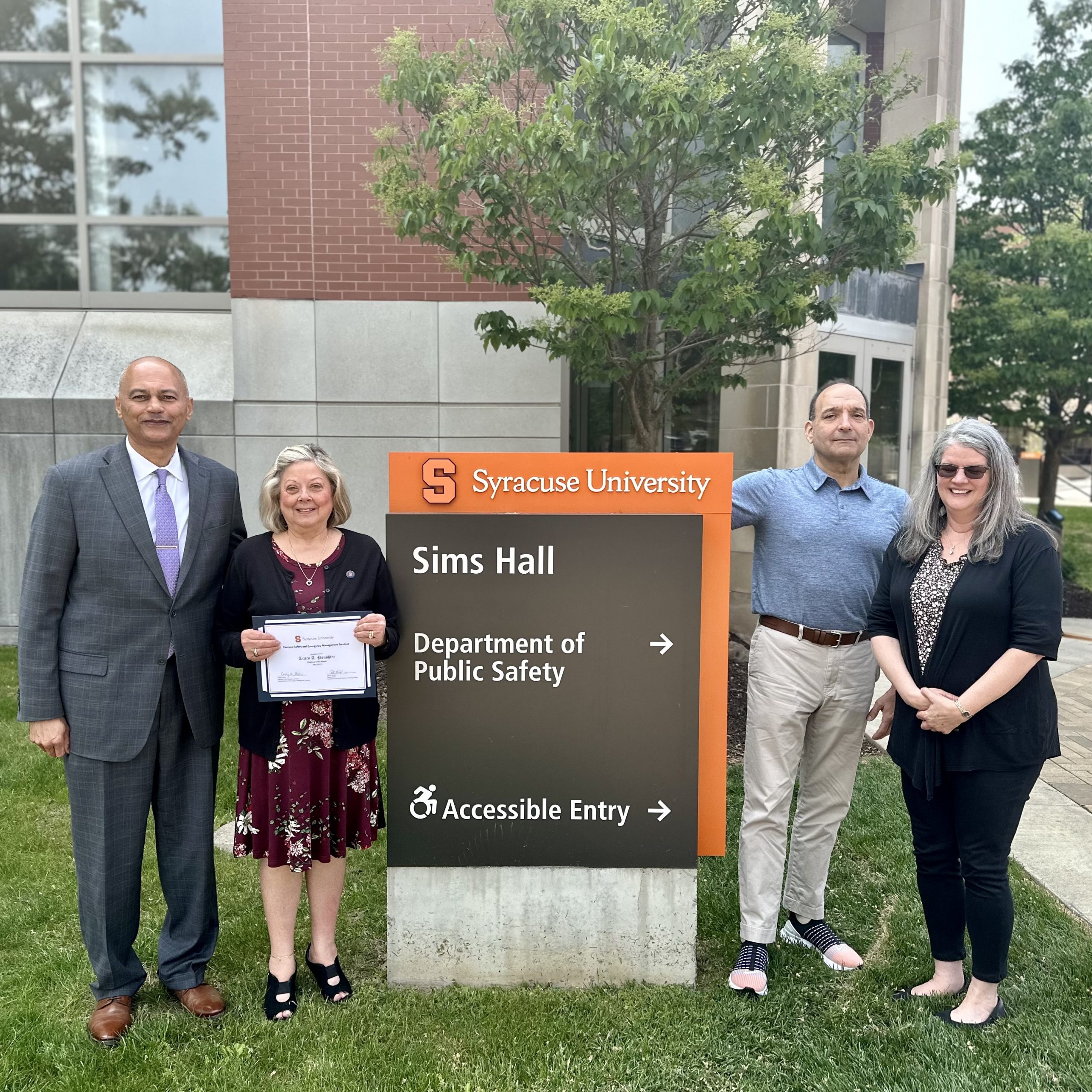 Employee of the Month - Department of Public Safety – Syracuse University