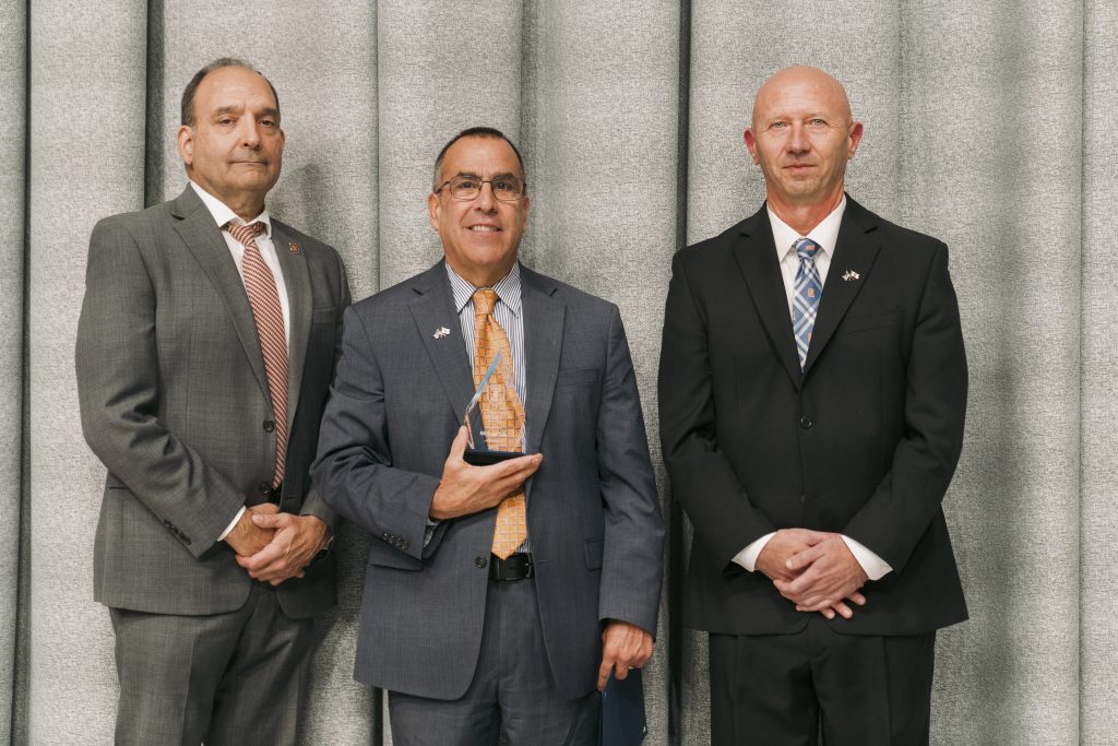 From Left to Right: Deputy Chief John Sardino, Mike Toia and Chief Mike Bunker